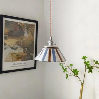 Celako™ Keramora Pendant Light | Ceramic Mid Century Modern Bedroom Lighting