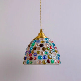 Celako™ Vitrassa Pendant Light | Resin And Crystal Dining Room Lighting