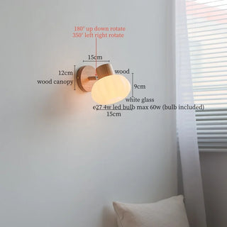 Celako™ Lunashi Wall Light | Glass Japan Wabi Sabi
