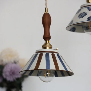 Celako™ Majolica Pendant Light | Glazed Ceramic Kitchen Island Lighting