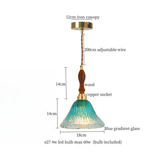 Celako™ Aurivelle Pendant Light | Glass Stone Kitchen Island Lighting