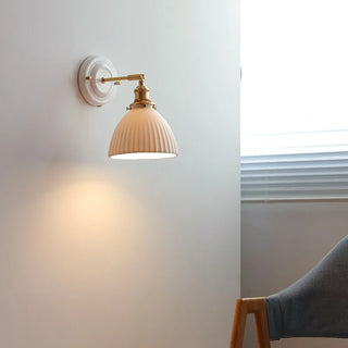 Celako™ Cerasi Wall Light | Ceramic Bedroom Lighting