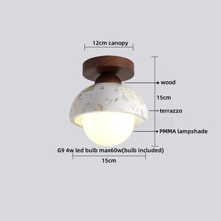 Celako™ Traviso Ceiling Light | Travertine Hallway Lighting