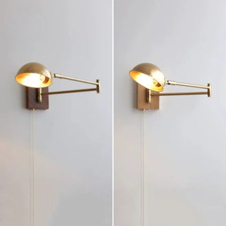 Celako™ Umberon Wall Light | Copper Wood Nordic Minimalism Bedroom Lighting