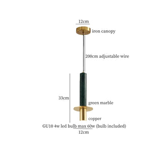 Celako™ Auremar Pendant Light | Marble Bedroom Lighting