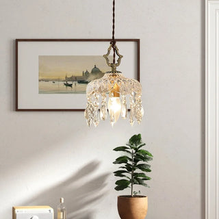 Celako™ Auricite Pendant Light | Crystal Glass Bedroom Lighting