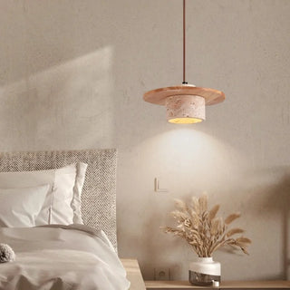 Celako™ Tiboria Pendant Light | Yellow Travertine Kitchen Island Lighting