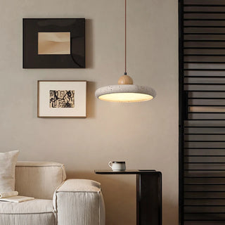 Celako™ Lapisol Pendant Light | Yellow Travertine Bedroom Lighting