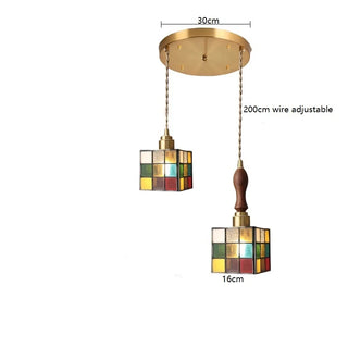 Celako™ Tessera Pendant Light | Glass Dining Room Lighting
