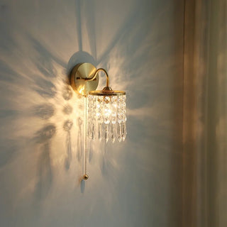 Celako™ Auristal Wall Light | Crystal Bedside Lighting