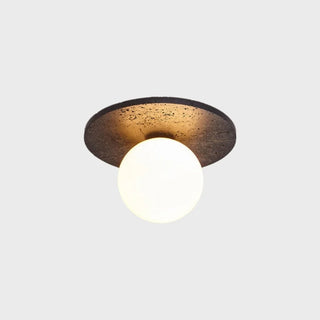 Celako™ Lithora Ceiling Light | Black Travertine Kitchen Island Lighting