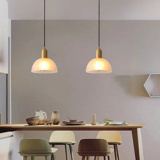 Celako™ Opalium Pendant Light | Frosted Glass Bedroom Lighting