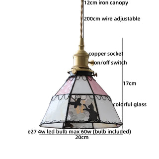 Celako™ Rosumi Pendant Light | Glass Bedroom Lighting