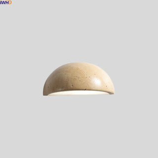 Celako™ Litona Wall Light | Yellow Travertine Bedroom Lighting