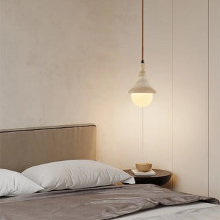 Celako™ Ochralis Pendant Light | Yellow Travertine Kitchen Island Lighting