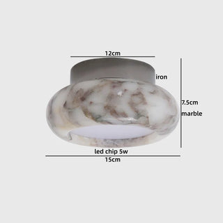 Celako™ Lunastone Ceiling Light | Marble Modern Style Bedroom Lighting
