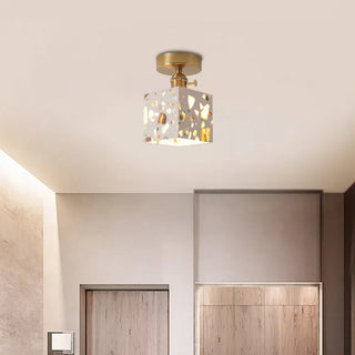 Celako™ Litoso Ceiling Light | Terrazzo Bedroom Lighting