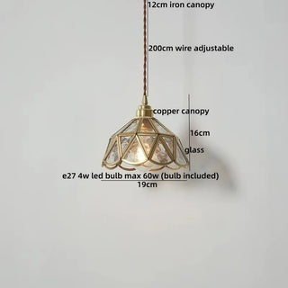 Celako™ Elverre Pendant Light | Glass Japan Style