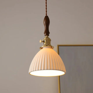 Celako™ Porcelis Pendant Light | White Ceramic Kitchen Island Lighting