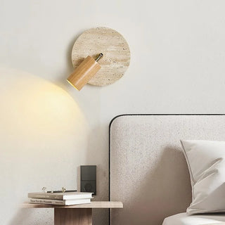 Celako™ Cavita Wall Light | Travertine Living Room Lighting