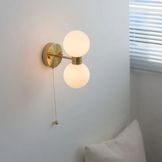 Celako™ Auriga Wall Light | Glass Bedside Lighting