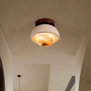 Celako™ Calcareo Ceiling Light | Yellow Travertine Kitchen Island Lighting