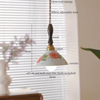 Celako™ Tokonoma Pendant Light | Ceramic Japan Wabi Sabi