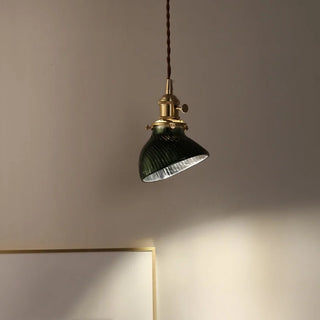 Celako™ Glauverre Pendelleuchte | Schlafzimmerbeleuchtung aus grünem Glas
