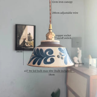 Celako™ Kaolinite Pendant Light | Glazed Ceramic Kitchen Island Lighting