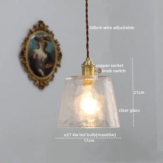 Celako™ Cuprina Pendant Light | Glass Dining Room Lighting