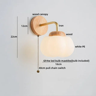 Celako™ Flocca Wall Light | PE Lampshade Dining Room Lighting