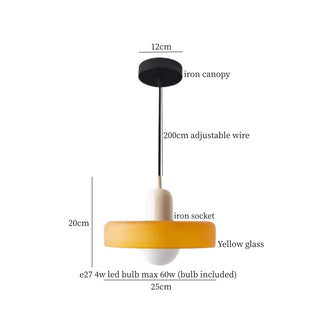 Celako™ Vitresse Pendant Light | Glass Kitchen Island Lighting
