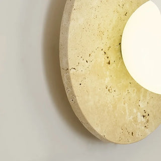 Celako™ Trevina Wall Light | Travertine Bedroom Lighting