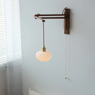 Celako™ Waluna Wall Light | Walnut Wood Living Room Lighting