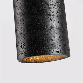 Celako™ Lapilla Ceiling Light | Black Travertine Living Room Lighting