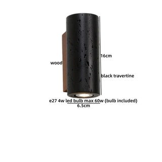 Celako™ Nerava Wall Light | Black Travertine Kitchen Island Lighting