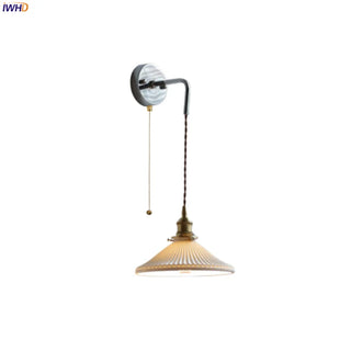 Celako™ Ceraluna Wall Light | White Ceramic Living Room Lighting