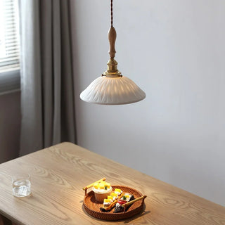 Suspension Celako™ Kaolinar | Luminaire en céramique pour îlot de cuisine