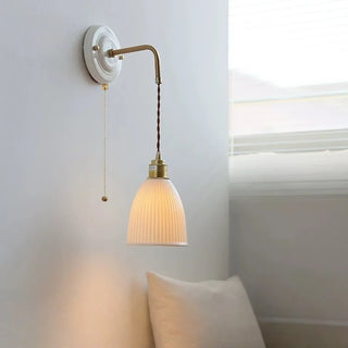 Celako™ Kaoline Wall Light | White Ceramic Living Room Lighting