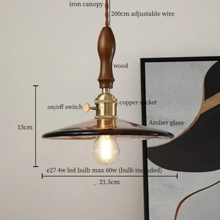 Celako™ Cupreus Pendant Light | Glass Japan Vintage