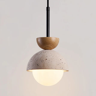 Celako™ Fulvian Pendant Light | Yellow Travertine Kitchen Island Lighting