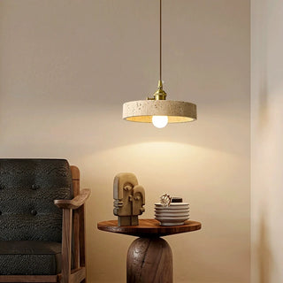 Celako™ Fulgens Pendant Light | Yellow Travertine Bedroom Lighting