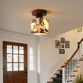 Celako™ Lithon Ceiling Light | Marble Living Room Lighting