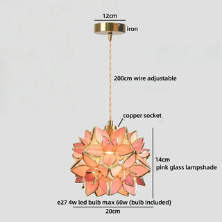 Celako™ Luniva Pendant Light | Glass Dining Room Lighting
