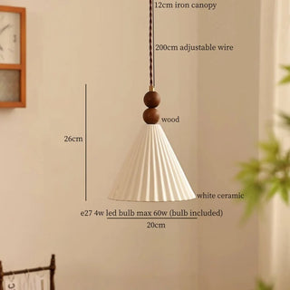 Celako™ Kaolumis Pendant Light | Ceramic Bedroom Lighting