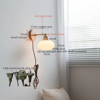 Celako™ Lunashi Wall Light | Glass Japan Wabi Sabi