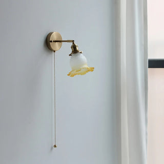 Celako™ Floreta Wall Light | Glass Bedside Lighting