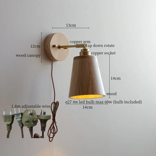 Celako™ Lignio Wall Light | Copper Nordic Minimalism Living Room