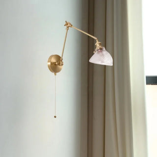 Celako™ Cuprilis Wall Light | Glass Bedroom Lighting
