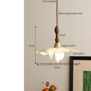 Celako™ Petalune Pendant Light | Glass Bedroom Lighting